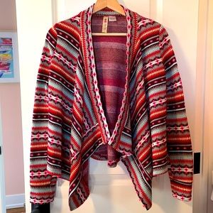Francesca’s Collection/Alice Moon Aztec Open Front Cardigan